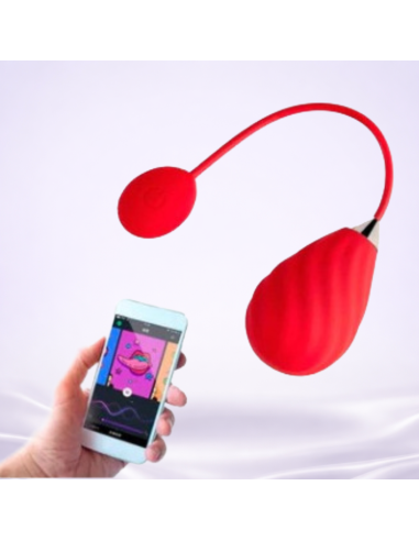Huevo Vibrador con APP Magic Sundae Red