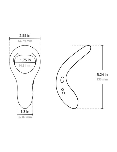 Anillo Vibrador con APP Diamo By Lovense