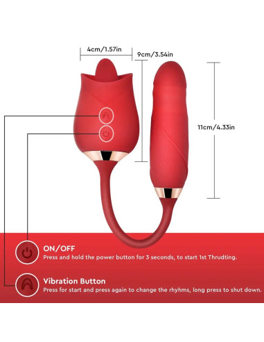Vibrador y Lengüita Lotus