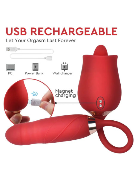 Vibrador y Lengüita Lotus
