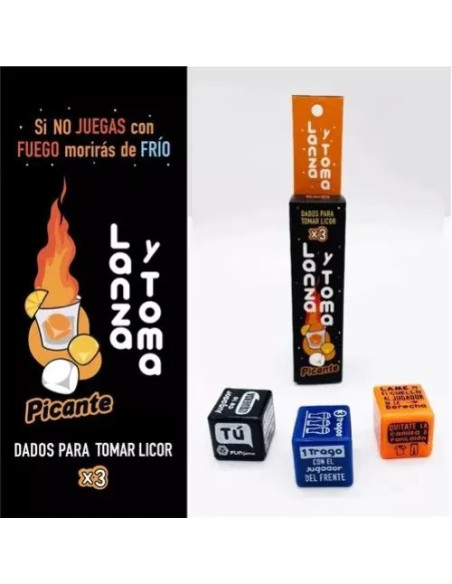 Dados lanza y toma